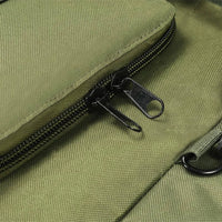 Thumbnail for vidaXL 3-in-1 Army-Style Duffel Bag 90 L Olive Green
