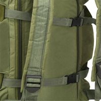 Thumbnail for vidaXL 3-in-1 Army-Style Duffel Bag 90 L Olive Green