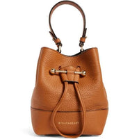 Thumbnail for Strathberry Small Leather Lana Osette Bucket Bag - Brown - One size