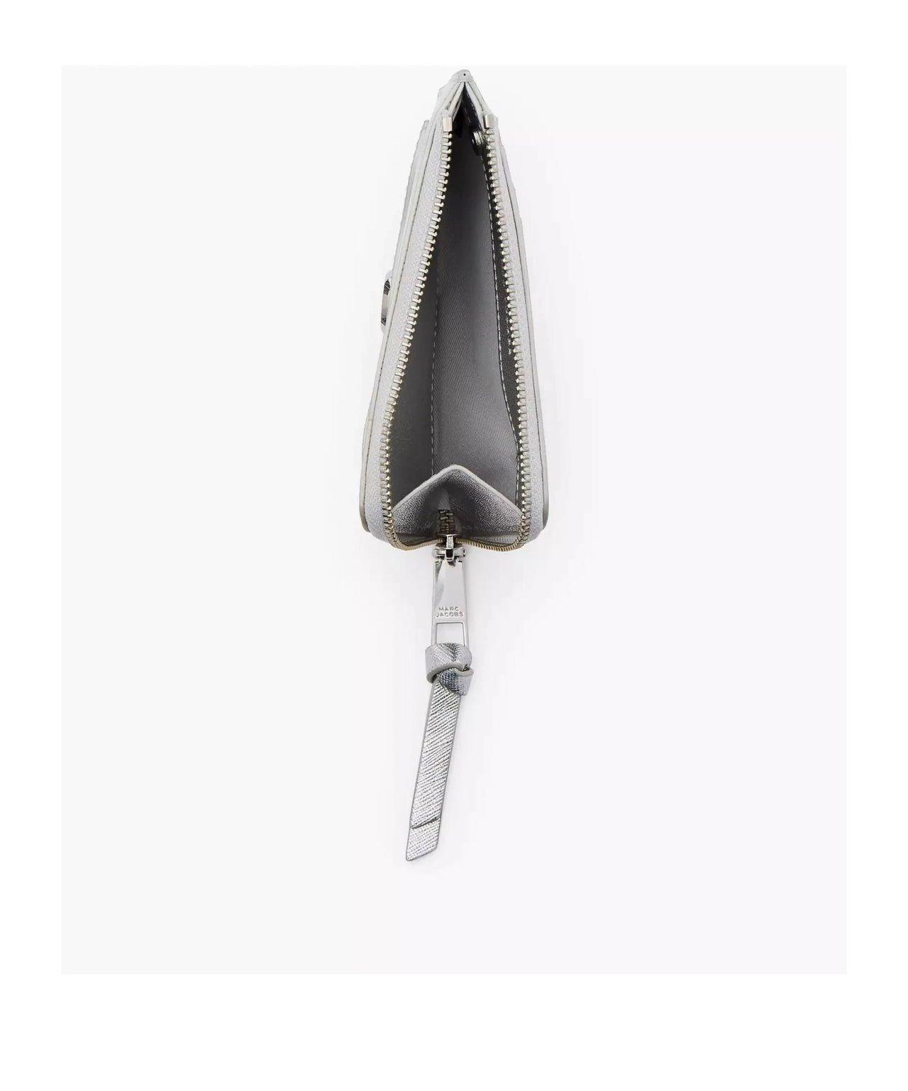 The Metallic Utility Snapshot Top Zip Multi Wallet in Silver