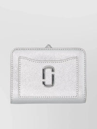 Thumbnail for The Metallic Utility Snapshot Top Zip Multi Wallet in Silver