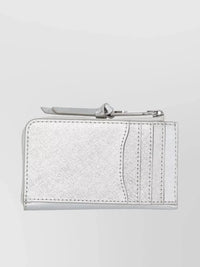 Thumbnail for The Metallic Utility Snapshot Top Zip Multi Wallet in Silver