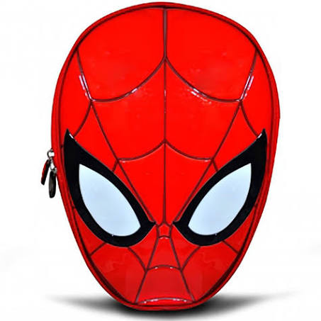 Spiderman Head Shaped Backpack
