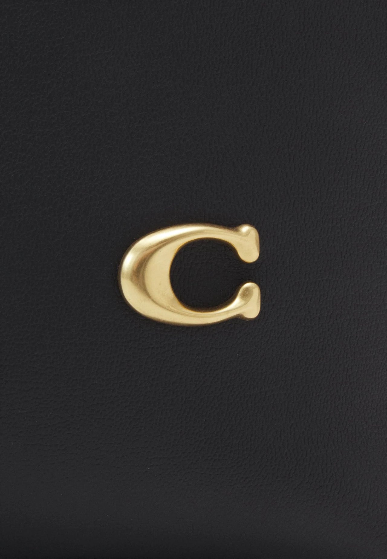 Coach North 32 Leather Tote Bag Black