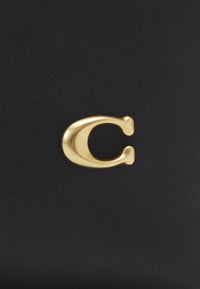 Thumbnail for Coach North 32 Leather Tote Bag Black