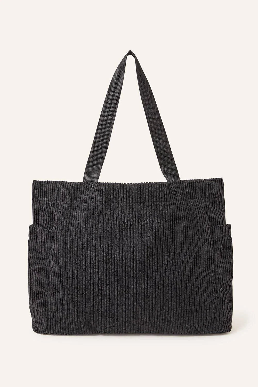 Accessorize - Cord Shopper Bag - Black