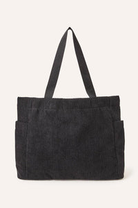 Thumbnail for Accessorize - Cord Shopper Bag - Black