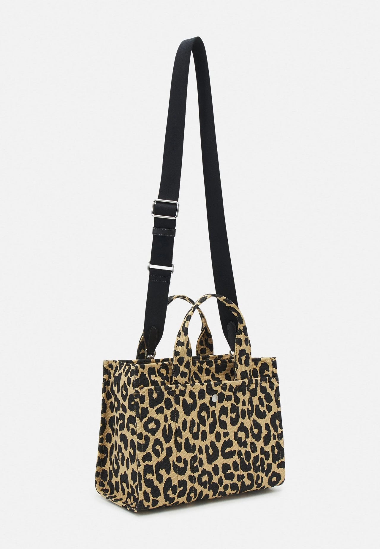 Coach Women's Cargo Tote Bag with Leopard Print | Canvas