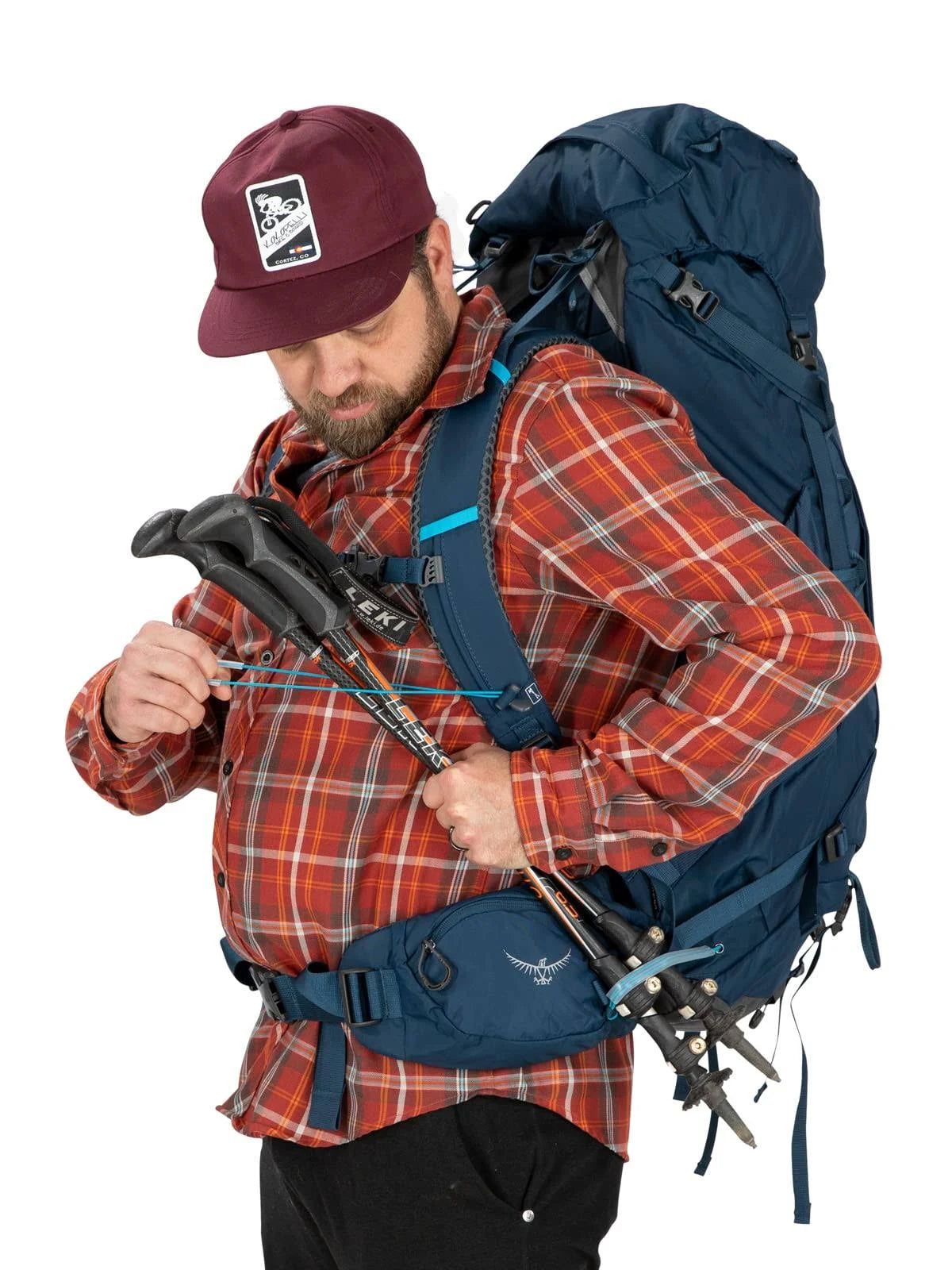 Osprey Kestrel 38 Atlas Blue L/XL Outdoor Backpack