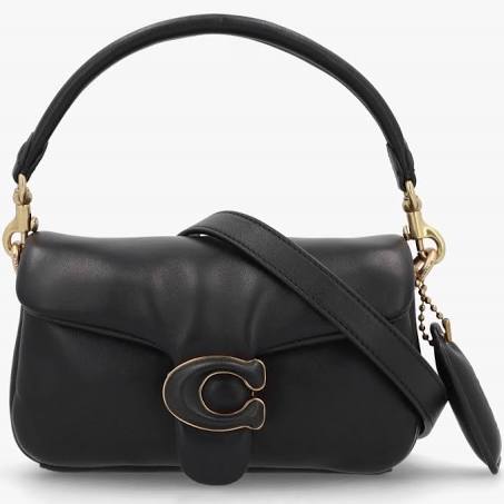 Coach Pillow Tabby 18 Shoulder Bag Black