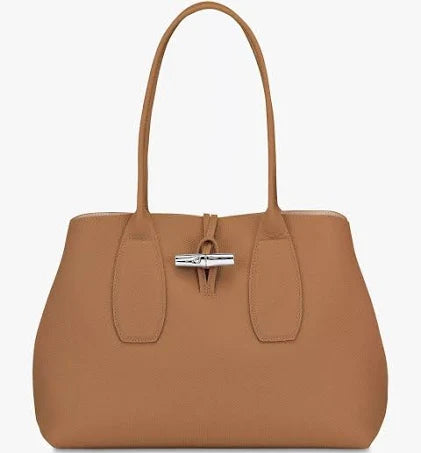 Longchamp Le Roseau Leather Shoulder Bag