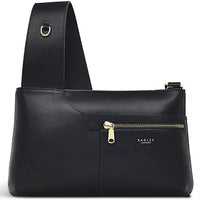 Thumbnail for Radley London Pockets Icon Small Ziptop Crossbody - Black