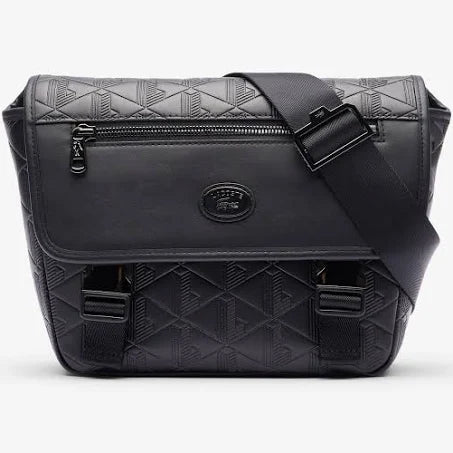 Lacoste Small Nomogramme Messenger Bag Size One Black
