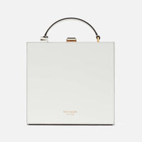 Thumbnail for Kate Spade New York Slice 3D Pizza Embellished Satin Box Bag