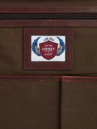 Thumbnail for Osprey London - The Carter Leather XL Messenger Bag - Brown