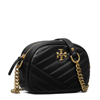 Thumbnail for Tory Burch Kira Chevron Small Camera Bag - Black