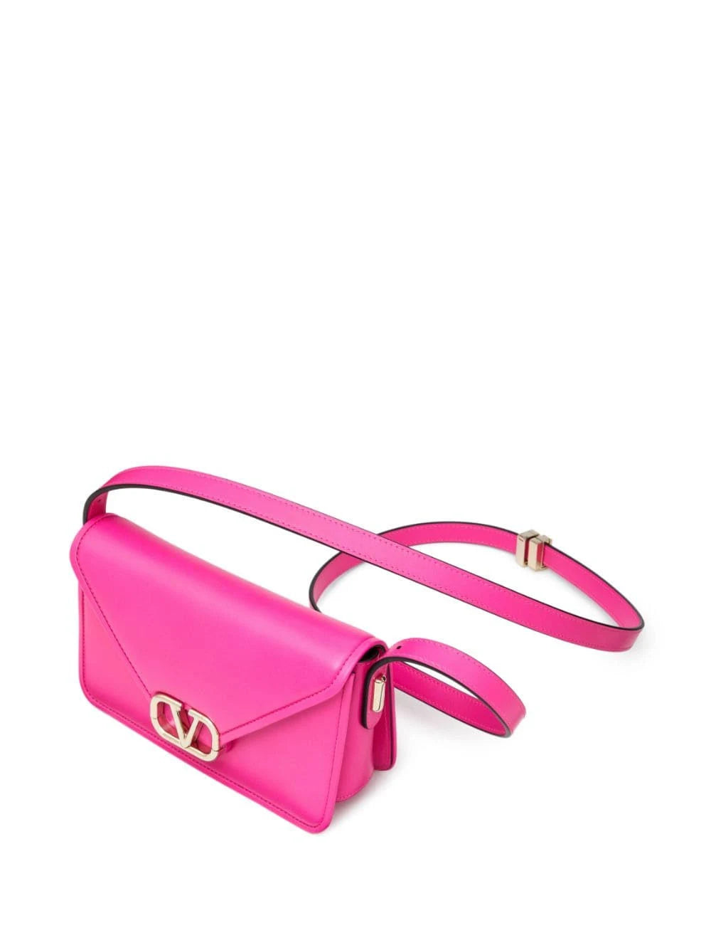 Valentino Garavani Small Letter Shoulder Bag - Pink Size One Size