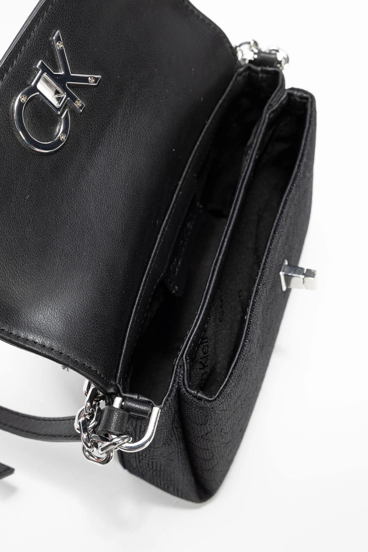 Calvin Klein Re-Lock Black Crossbody Bag K60K6119890GK