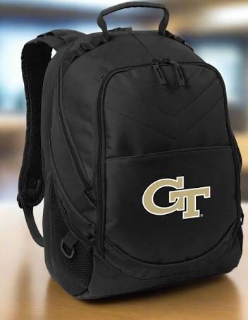 Broad Bay Best Georgia Tech Backpack Laptop Computer Bag