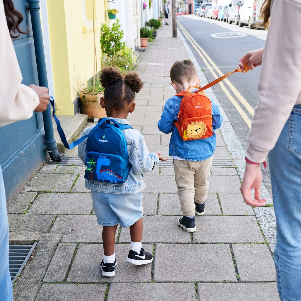 LittleLife Toddler Backpack - Friendly Faces - Dinosaur