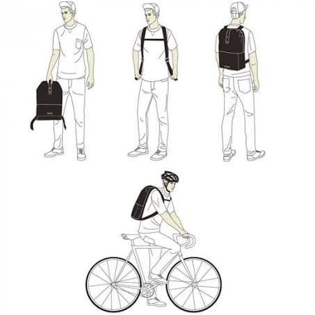 Brooks Dalston Tex Nylon Backpack - Grey / 12 Litre
