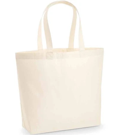 Westford Mill Premium Cotton Maxi Tote Bag - Natural