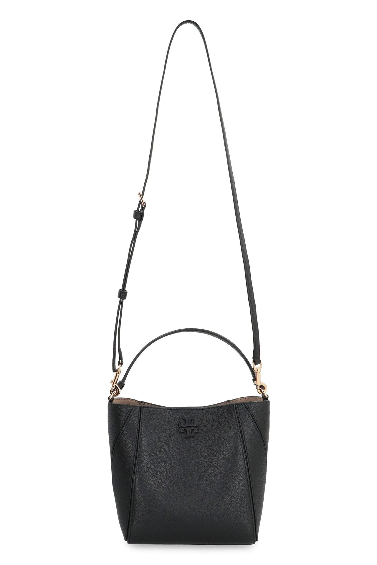 Tory Burch Small Mcgraw Bucket Bag - Black