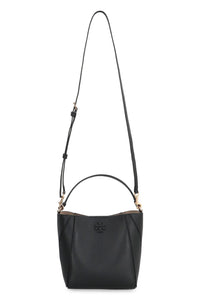 Thumbnail for Tory Burch Small Mcgraw Bucket Bag - Black