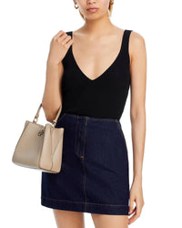 Thumbnail for Tory Burch Small Mcgraw Bucket Bag - Black