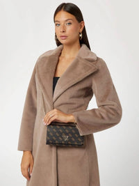 Thumbnail for Guess, Woman, Noelle 4G Logo Mini Crossbody, Brown, Size T/U