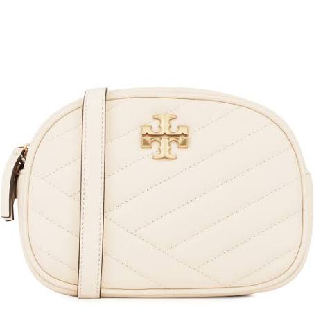 Tory Burch Kira Chevron Small Camera Bag - New Cream
