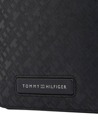 Thumbnail for Tommy Hilfiger - TH Monogram Pebble Grain Reporter Bag - Men - Black - One Size