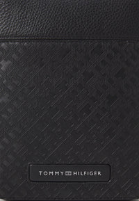 Thumbnail for Tommy Hilfiger - TH Monogram Pebble Grain Reporter Bag - Men - Black - One Size