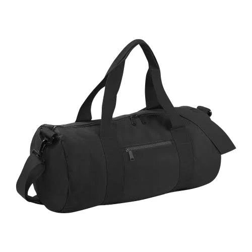 Bagbase - Plain Varsity Barrel Duffle Bag (20 Litres) Pack of 2 - Burgundy