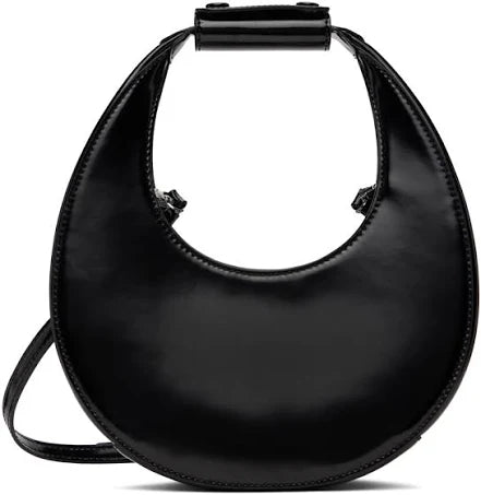 Staud Black Mini Moon Bag