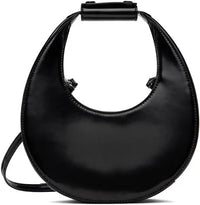Thumbnail for Staud Black Mini Moon Bag