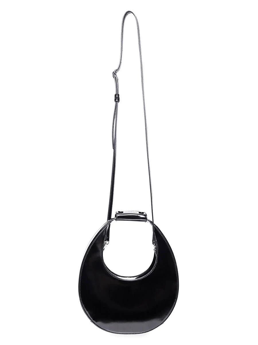 Staud Black Mini Moon Bag