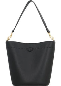 Thumbnail for Tory Burch Mcgraw Bucket Bag Black