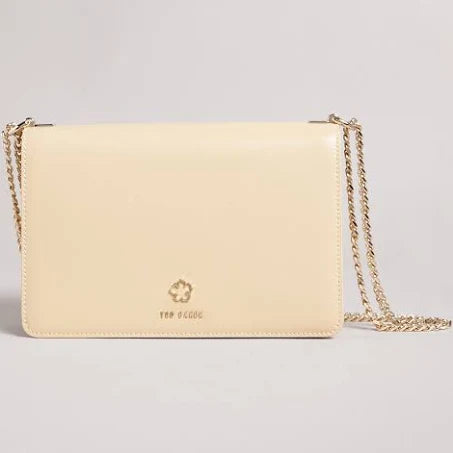 Ted Baker Jorjey flower eyelet cross body bag in Black