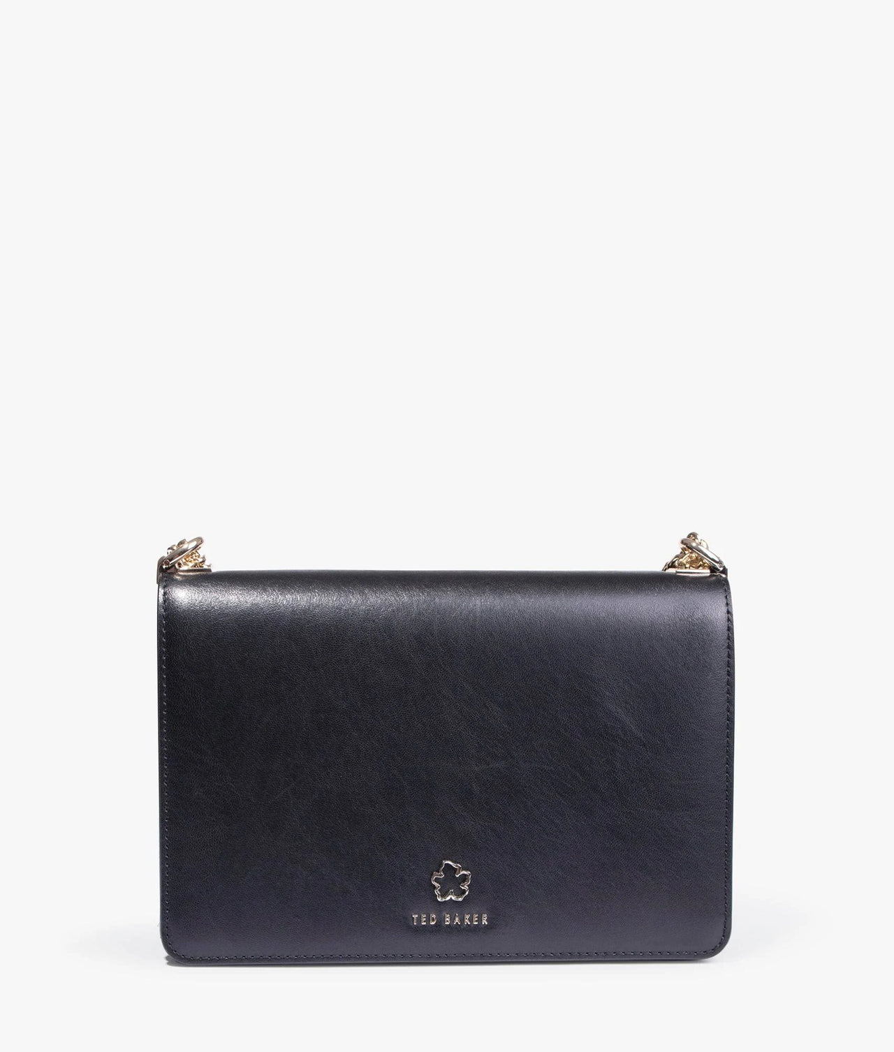 Ted Baker Jorjey flower eyelet cross body bag in Black