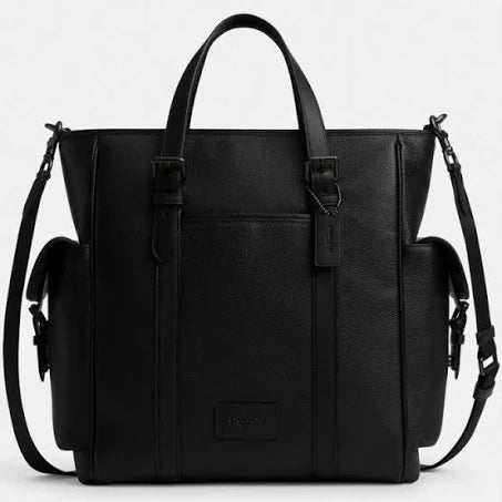 Coach Men's Sprint Tote Bag in Black | Leather