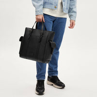 Thumbnail for Coach Men's Sprint Tote Bag in Black | Leather