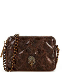 Thumbnail for Kurt Geiger Women's Camera Bag Gold Synthetic Micro Kensington