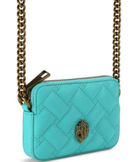 Thumbnail for Kurt Geiger Women's Camera Bag Gold Synthetic Micro Kensington