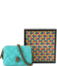 Thumbnail for Kurt Geiger Women's Camera Bag Gold Synthetic Micro Kensington