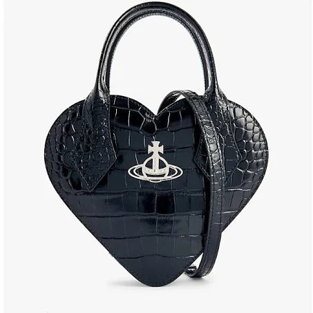 Vivienne Westwood Heart Josephine Crossbody Bag, Black