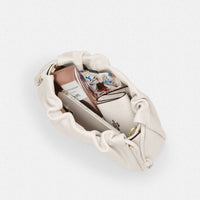 Thumbnail for Coach Faye Shoulder Bag with Ruching - Gold/Chalk Luxury Style