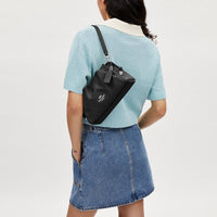 Thumbnail for Coach Faye Shoulder Bag with Ruching - Gold/Chalk Luxury Style