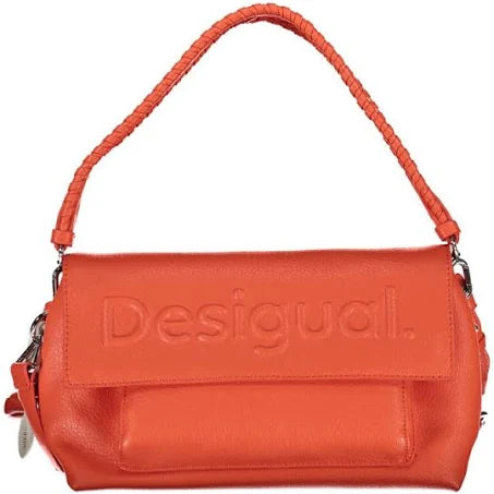 Desigual Pink Polyethylene Handbag