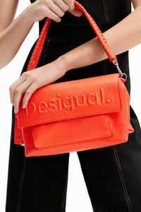 Thumbnail for Desigual Pink Polyethylene Handbag